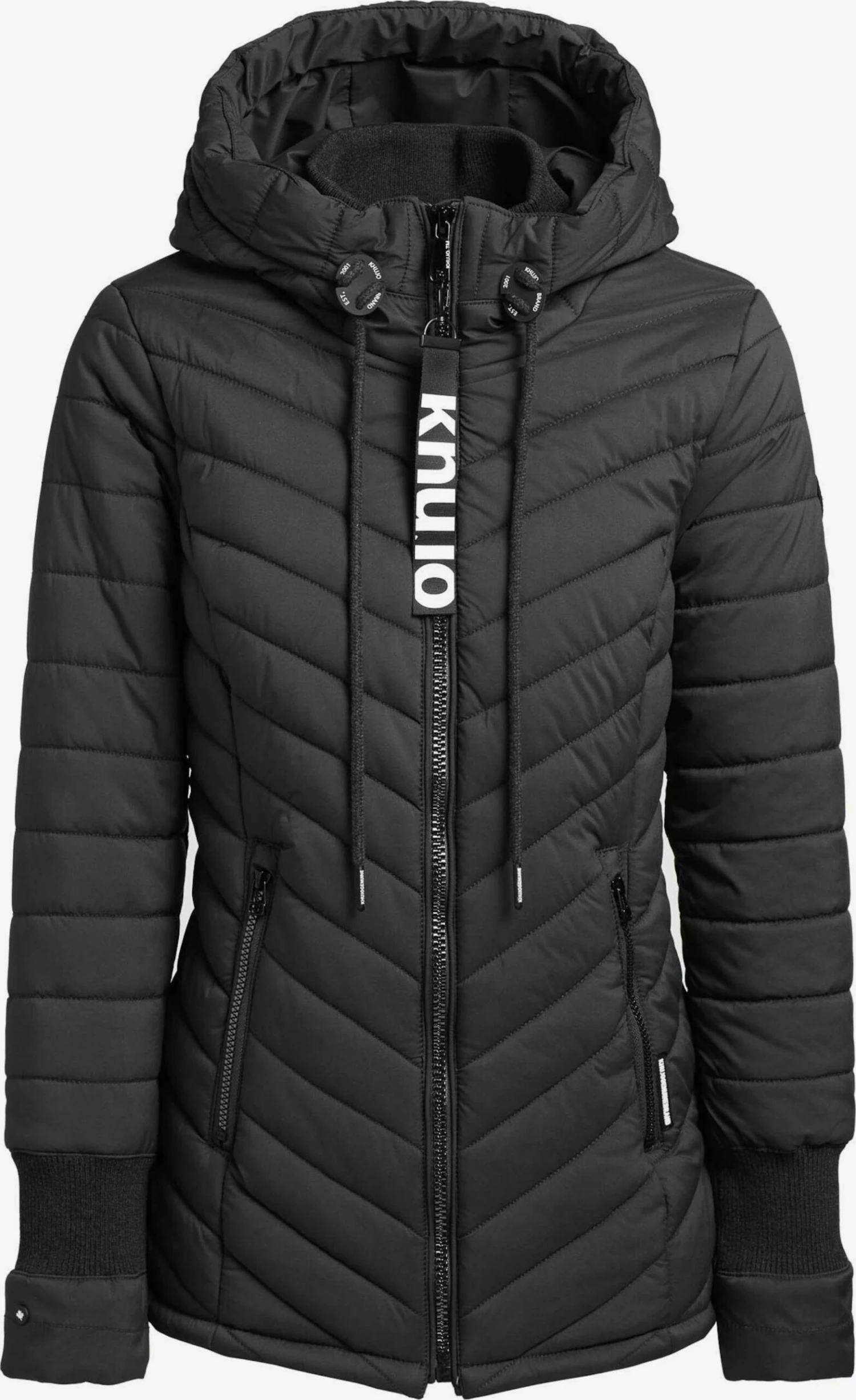Khujo Winterjassen Winterjas Patt Dames Zwart 1 Khujo Winterjassen Winterjas Patt Dames Zwart