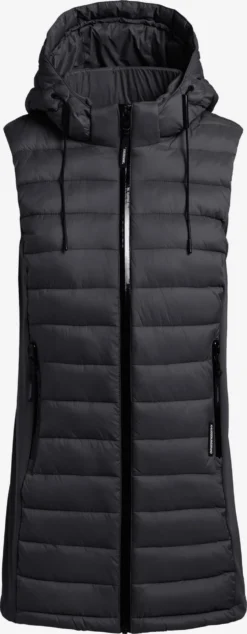 Khujo Bodywarmers Bodywarmer Becca Dames Zwart