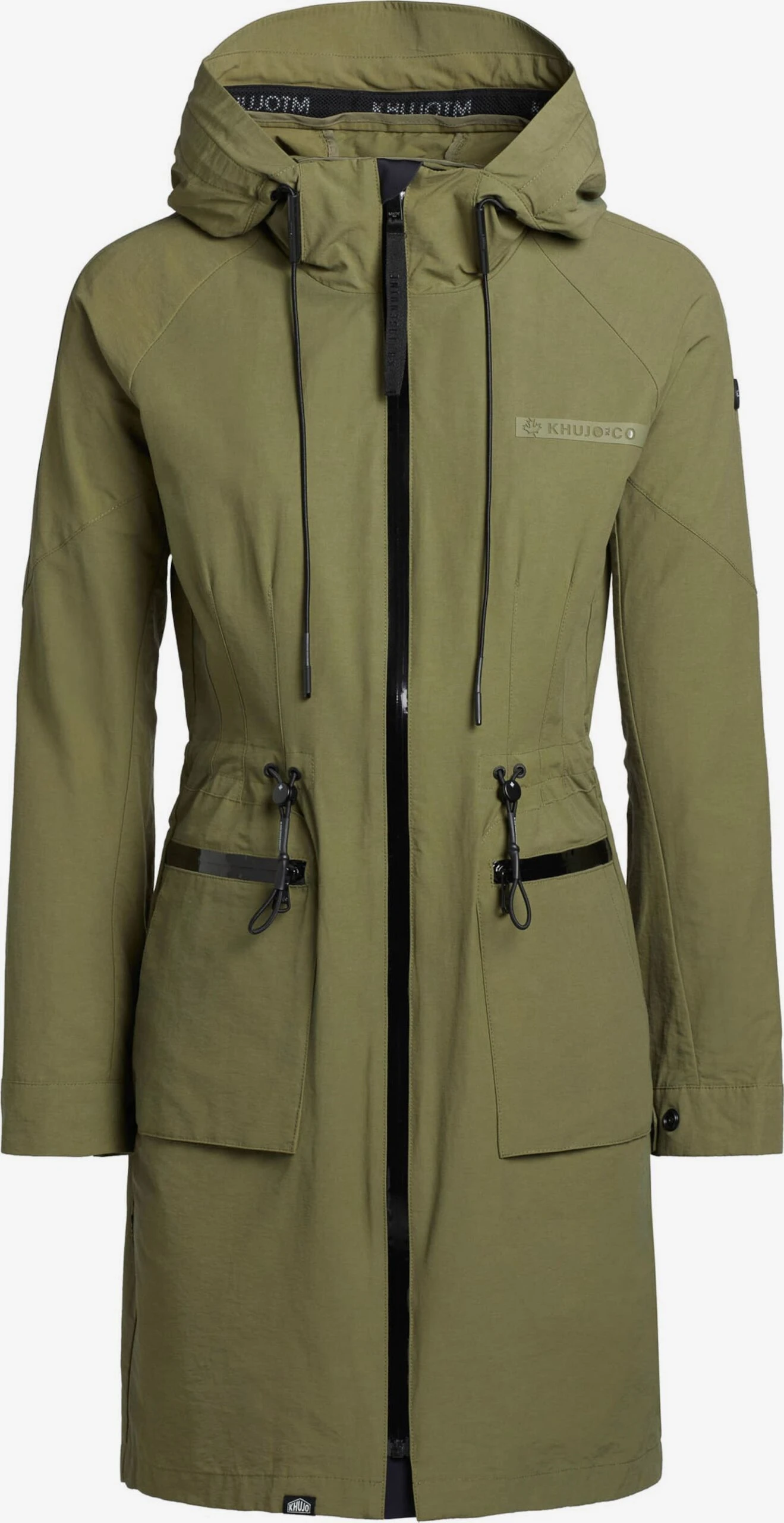 Khujo Parkas Tussenparka Dames Olijfgroen 1 Khujo Parkas Tussenparka Dames Olijfgroen