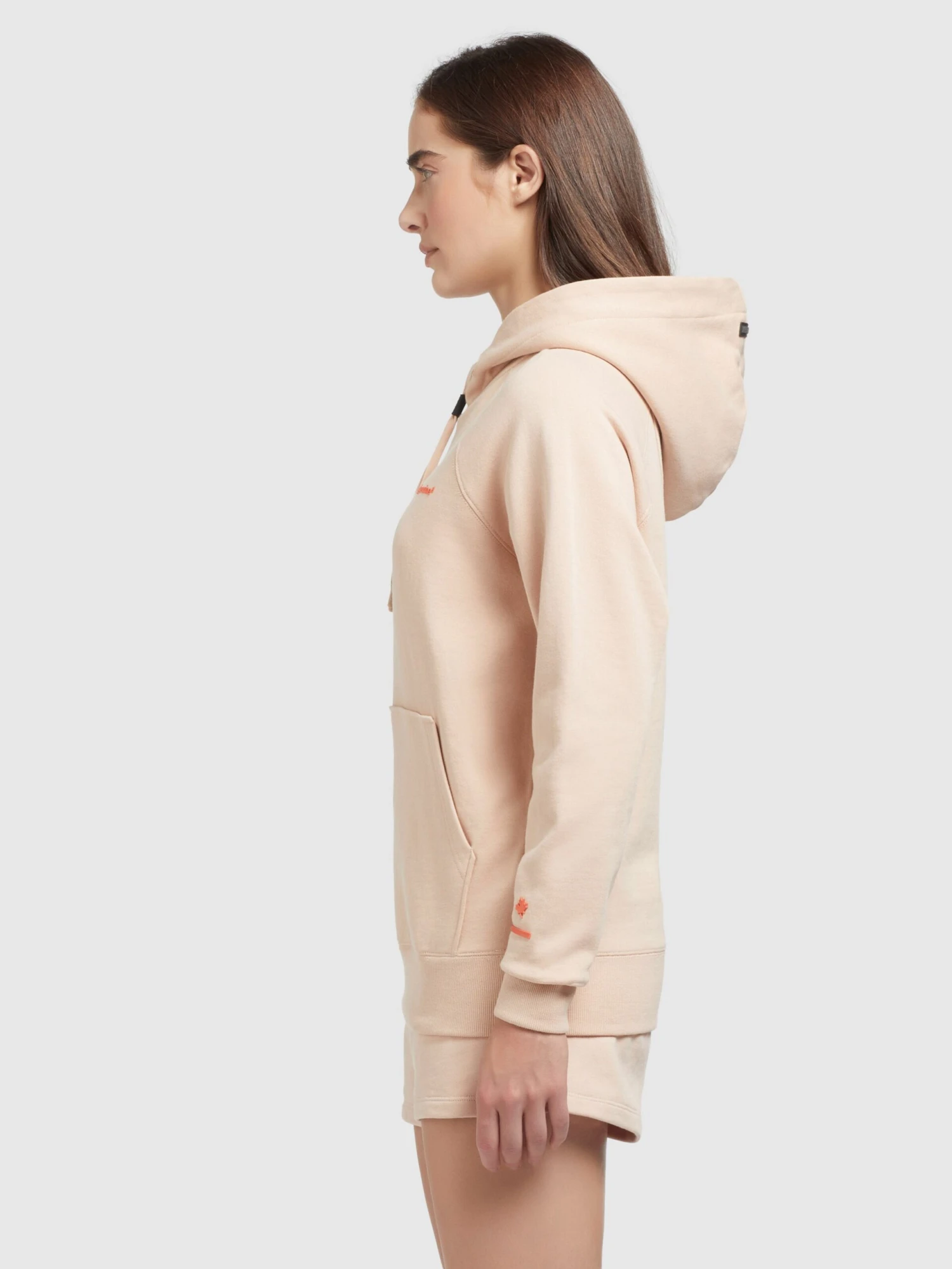 Khujo Hoodies Sweatshirt Odette Dames Oranje / Abrikoos 5 Khujo Hoodies Sweatshirt Odette Dames Oranje / Abrikoos - Image 5