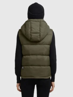 Khujo Bodywarmers Bodywarmer Eden Dames Kaki -Kleding Verkoop de8c624cdde92d4daa266322a8be207d scaled