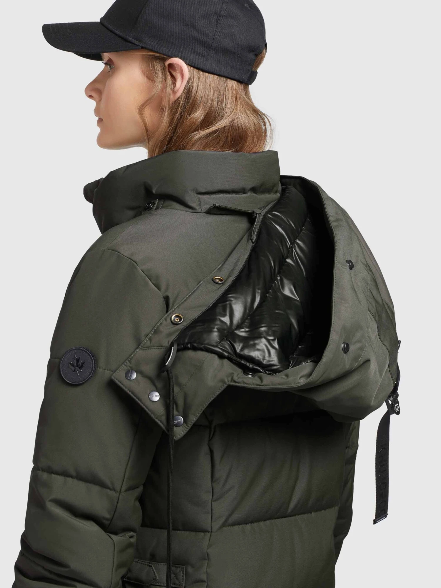 Khujo Wintermantels Wintermantel Cliv Dames Donkergroen 8 Khujo Wintermantels Wintermantel Cliv Dames Donkergroen - Image 8