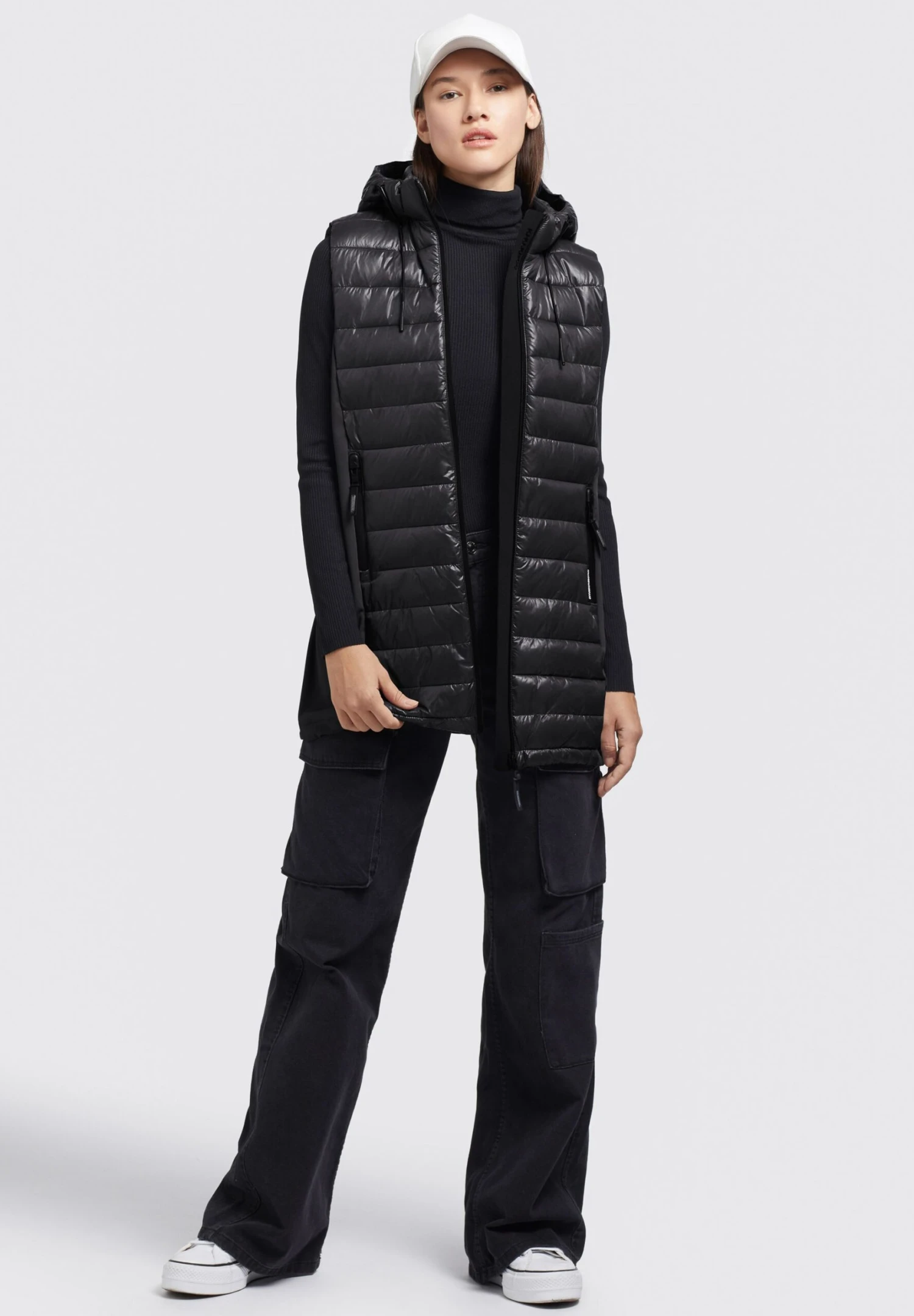 Khujo Becca Shiny - Bodywarmer - Schwarz 2 Khujo Becca Shiny - Bodywarmer - Schwarz - Image 2