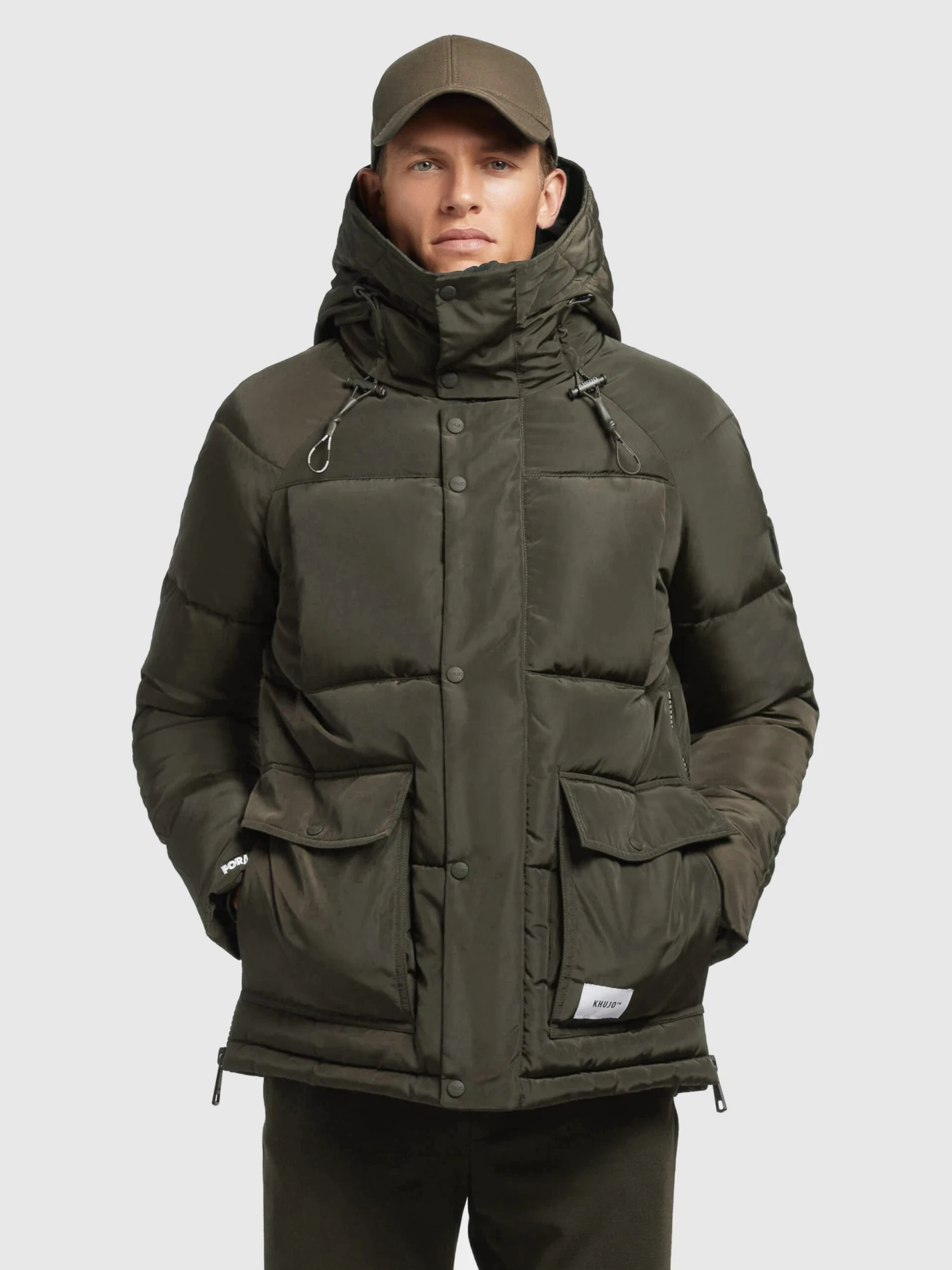 Khujo Winterjassen Winterjas JEDI Heren Kaki 2 Khujo Winterjassen Winterjas JEDI Heren Kaki - Image 2