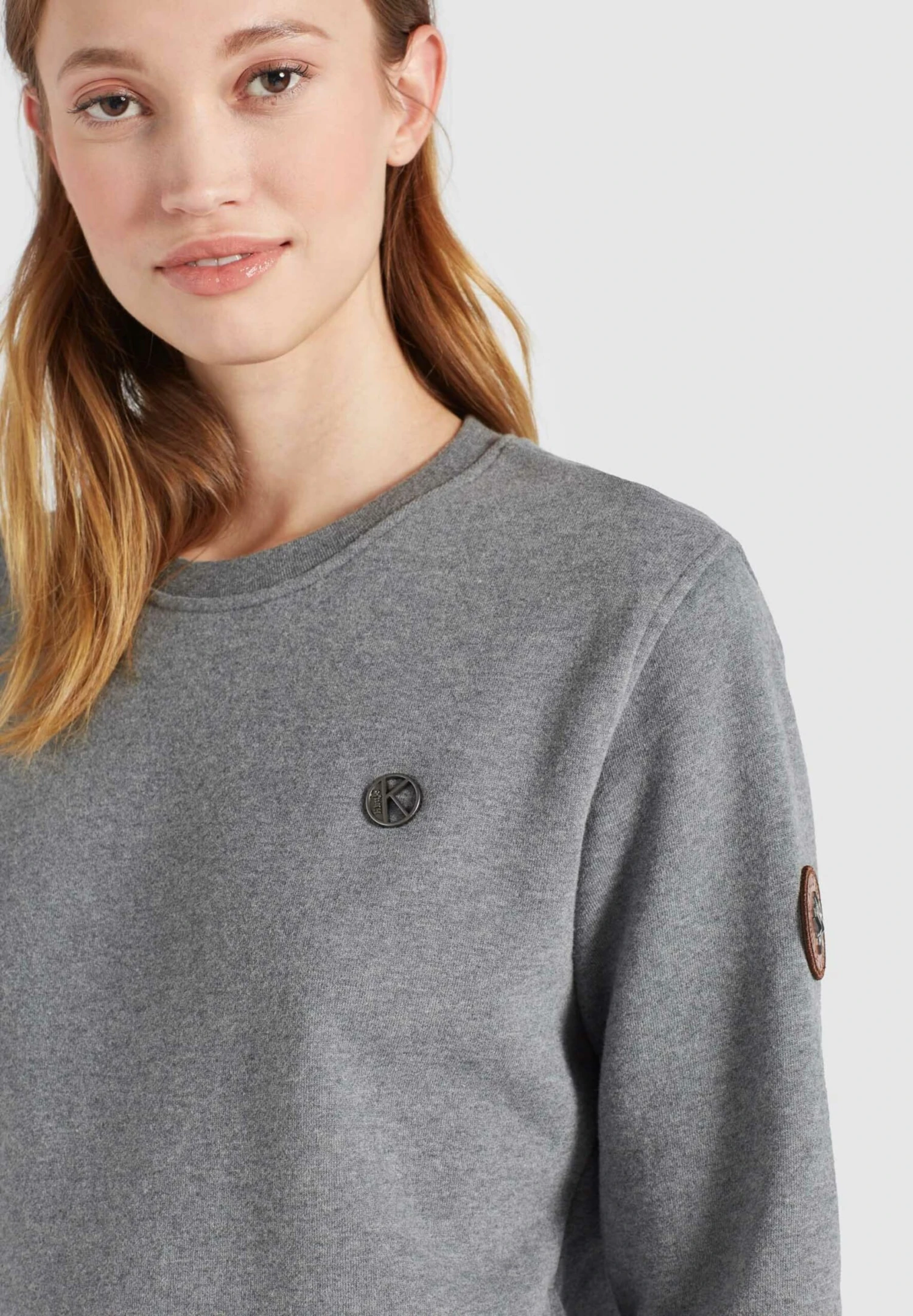 Khujo Sweatshirts Sweatshirt Lisel Dames Grijs 6 Khujo Sweatshirts Sweatshirt Lisel Dames Grijs - Image 6