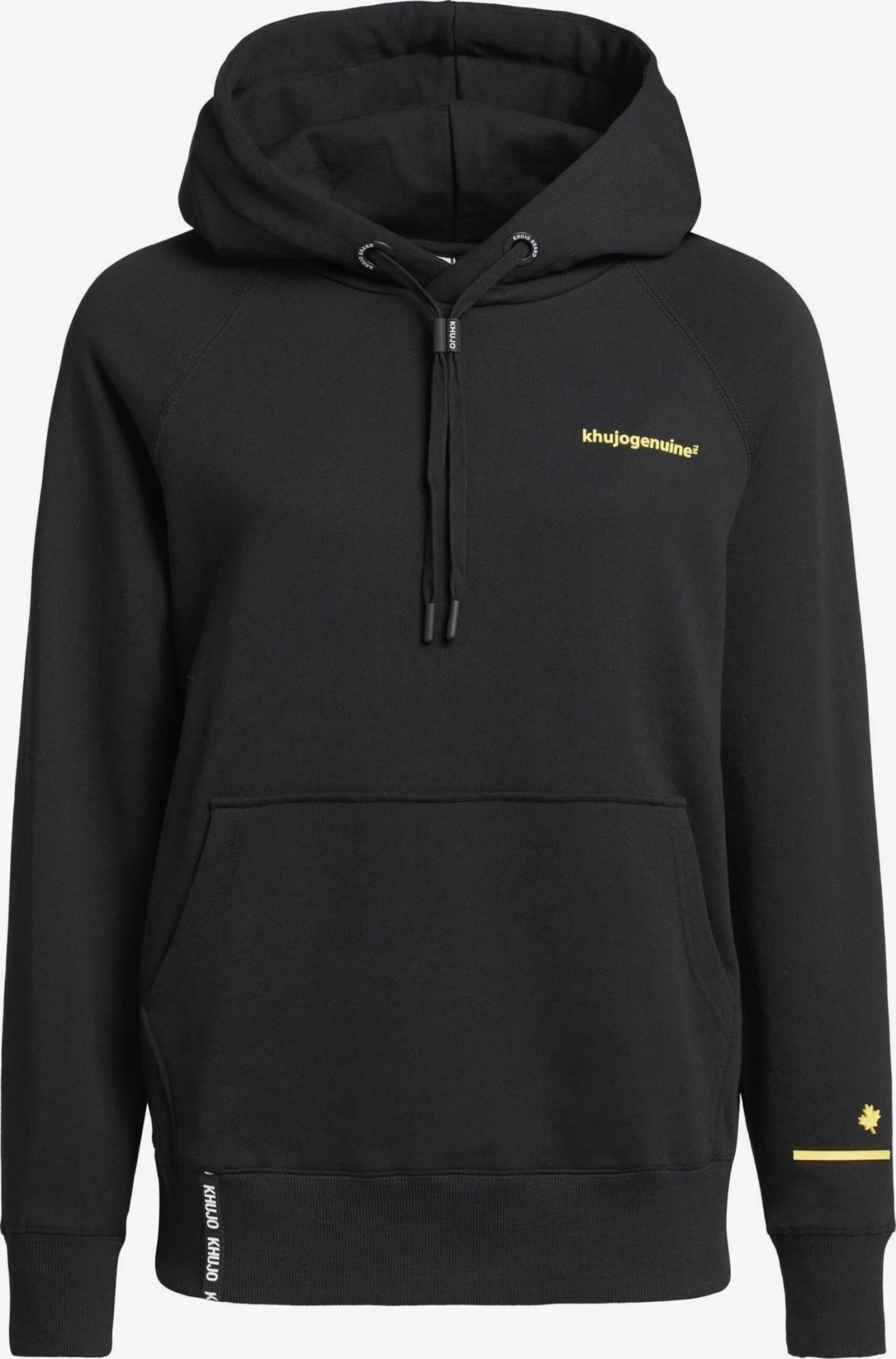 Khujo Hoodies Sweatshirt Odette Dames Zwart 1 Khujo Hoodies Sweatshirt Odette Dames Zwart