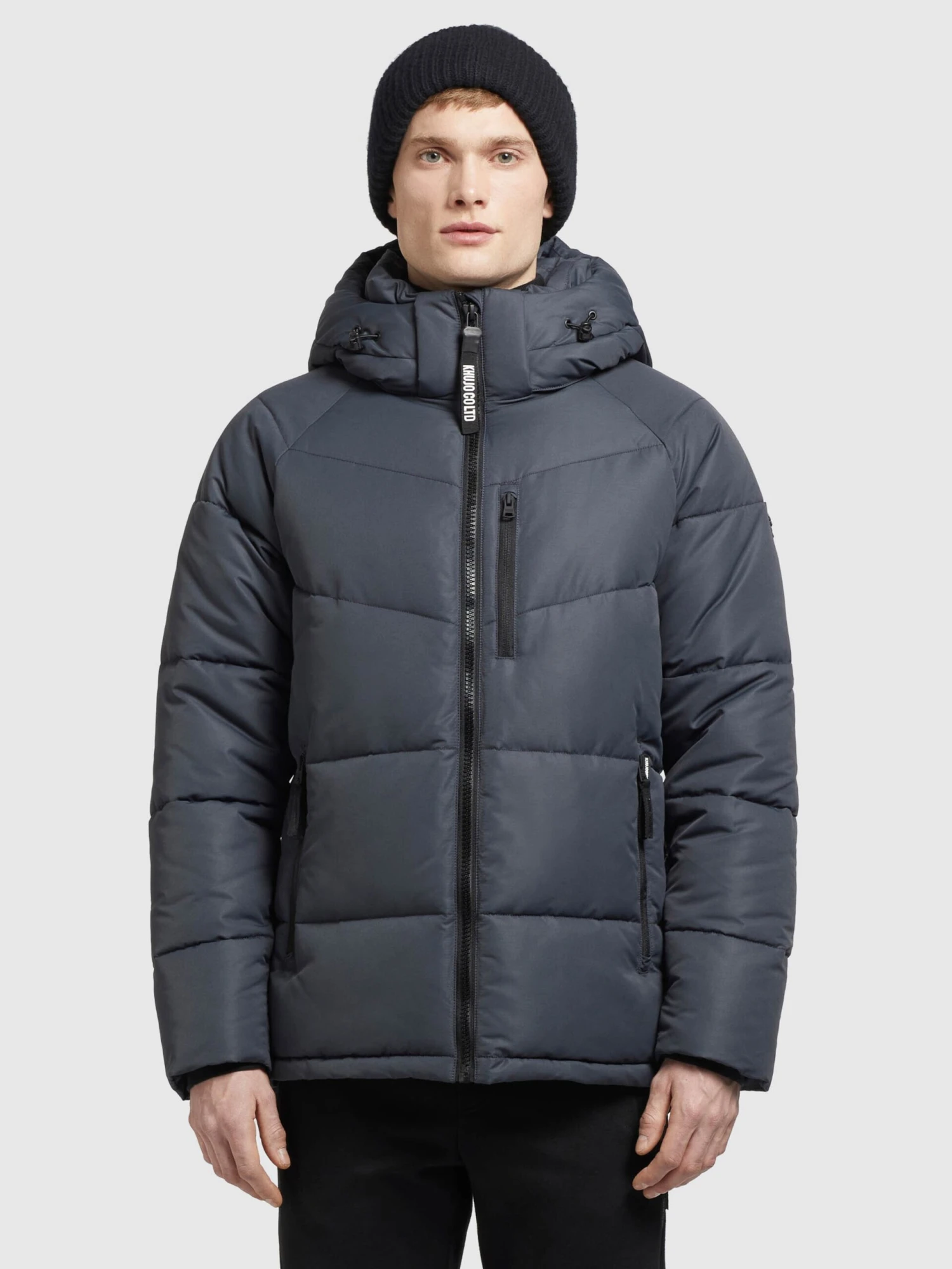 Khujo Winterjassen Winterjas Croon Heren Duifblauw 2 Khujo Winterjassen Winterjas Croon Heren Duifblauw - Image 2