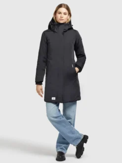 Khujo Wintermantels Wintermantel Blossom Dames Zwart -Kleding Verkoop eea2453297e80212cbf476242d438cfd scaled