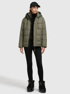 Khujo Winterjassen Winterjas Evona Dames Kaki -Kleding Verkoop f492f81aeca596f08d97909af7219bf5 scaled
