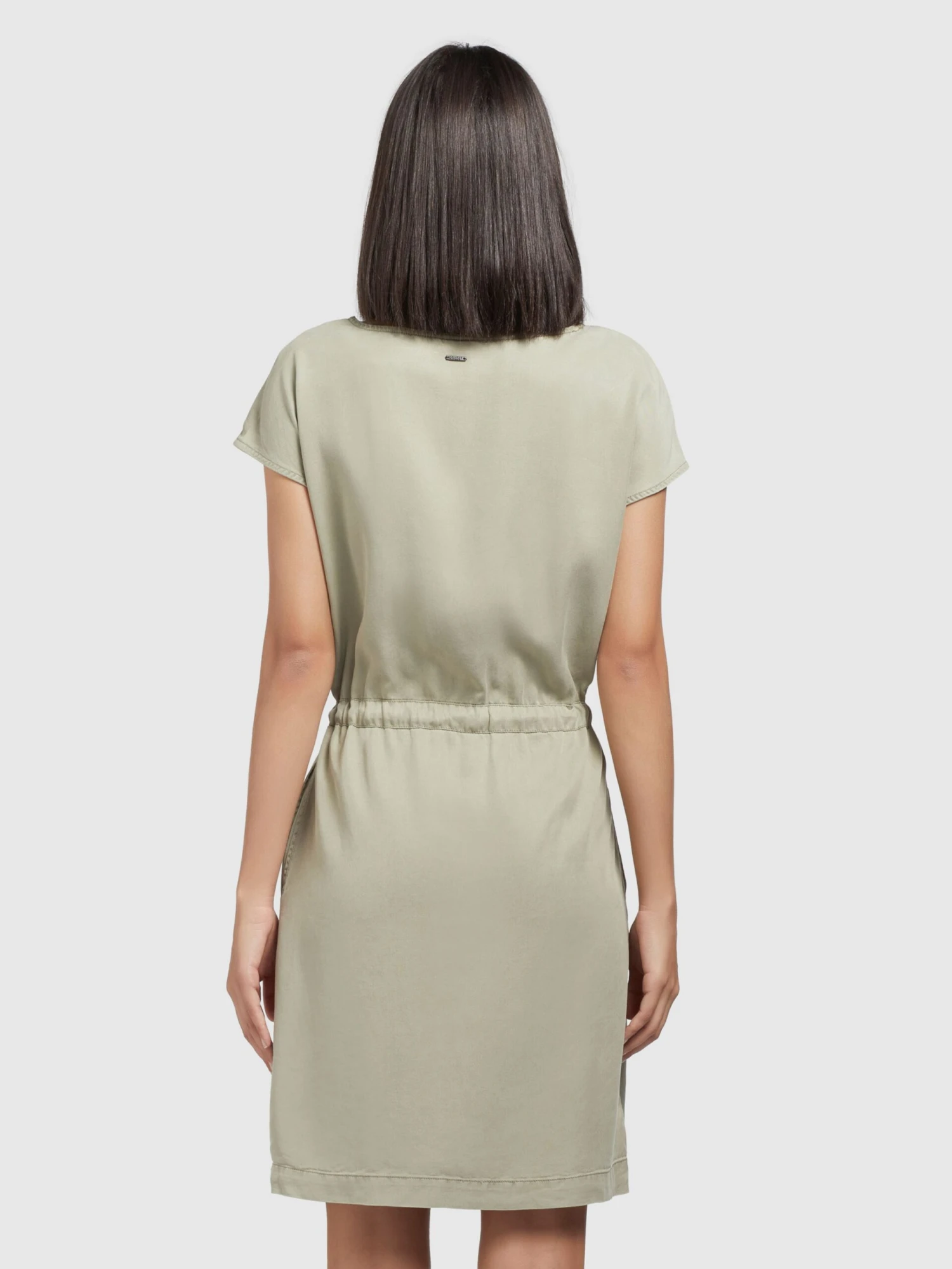 Khujo Zomerjurken Zomerjurk HEDIYE Dames Olijfgroen 4 Khujo Zomerjurken Zomerjurk HEDIYE Dames Olijfgroen - Image 4