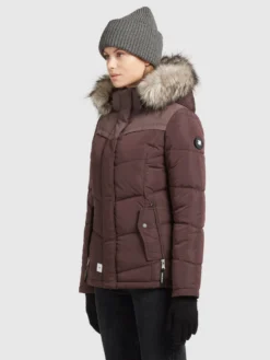 Khujo Winterjassen Winterjas Winsen Dames Bourgogne -Kleding Verkoop f59cf03d1f231e2d08b435e3c4e6808d scaled