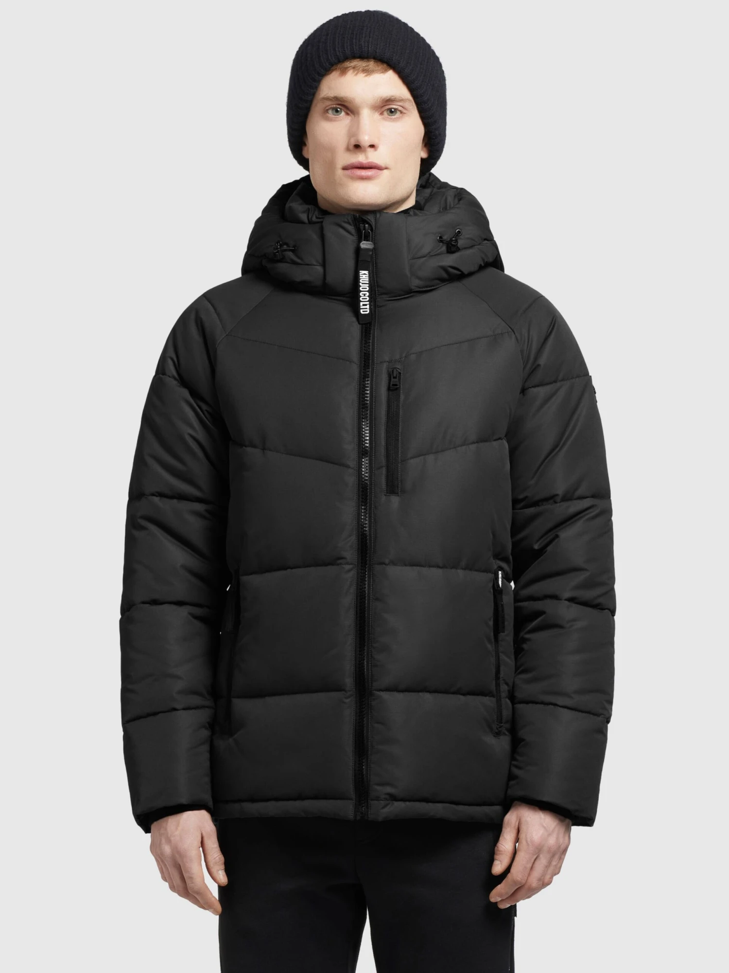 Khujo Winterjassen Winterjas Croon Heren Zwart 2 Khujo Winterjassen Winterjas Croon Heren Zwart - Image 2