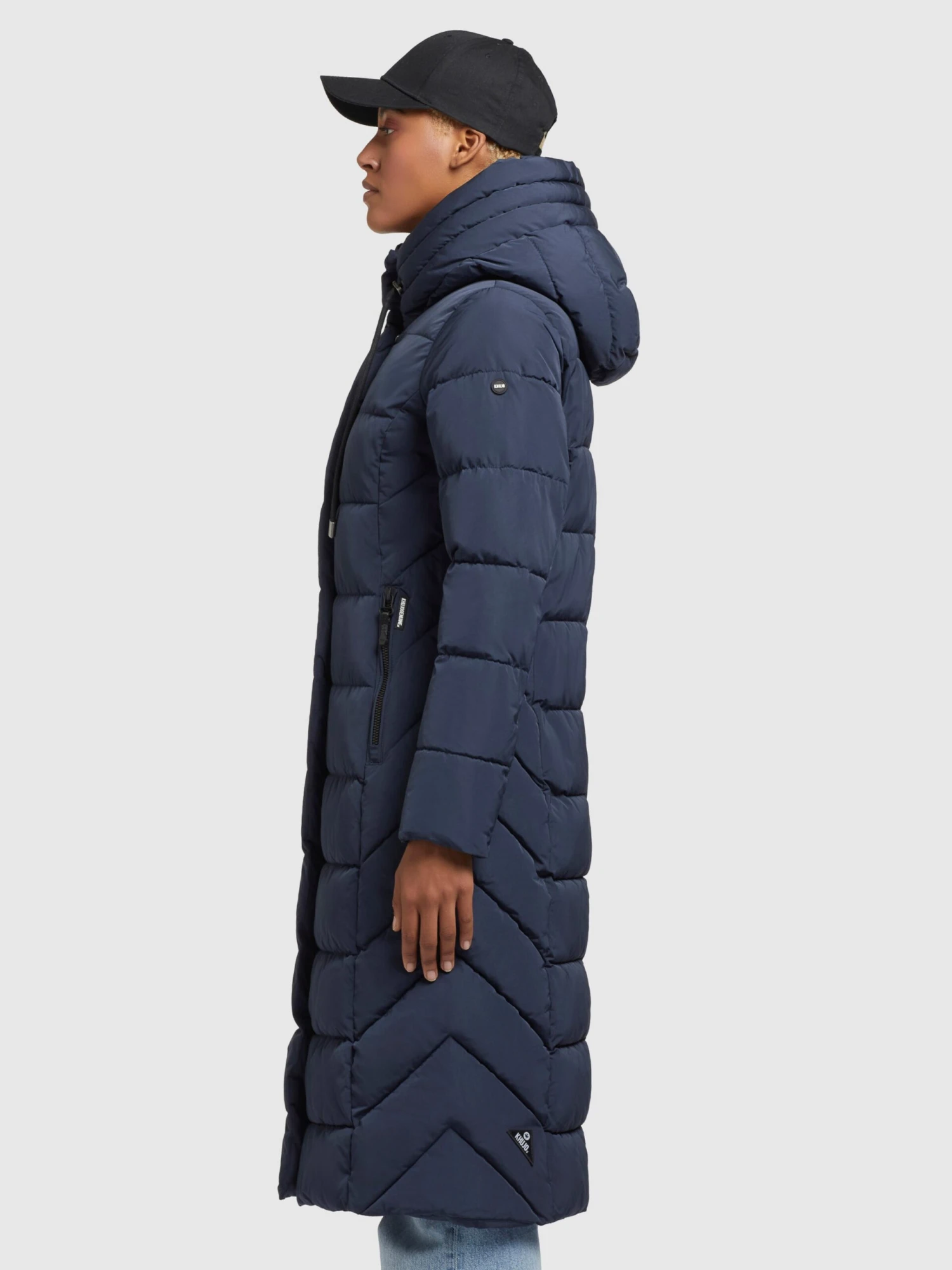 Khujo Wintermantels Wintermantel Gamber Dames Donkerblauw 5 Khujo Wintermantels Wintermantel Gamber Dames Donkerblauw - Image 5