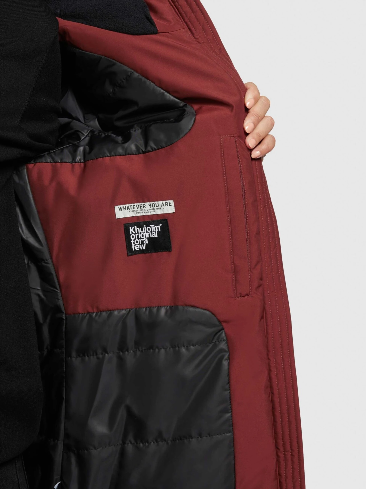 Khujo Korte Mantels Tussenmantel Amaray 3 Dames Robijnrood 7 Khujo Korte Mantels Tussenmantel Amaray 3 Dames Robijnrood - Image 7