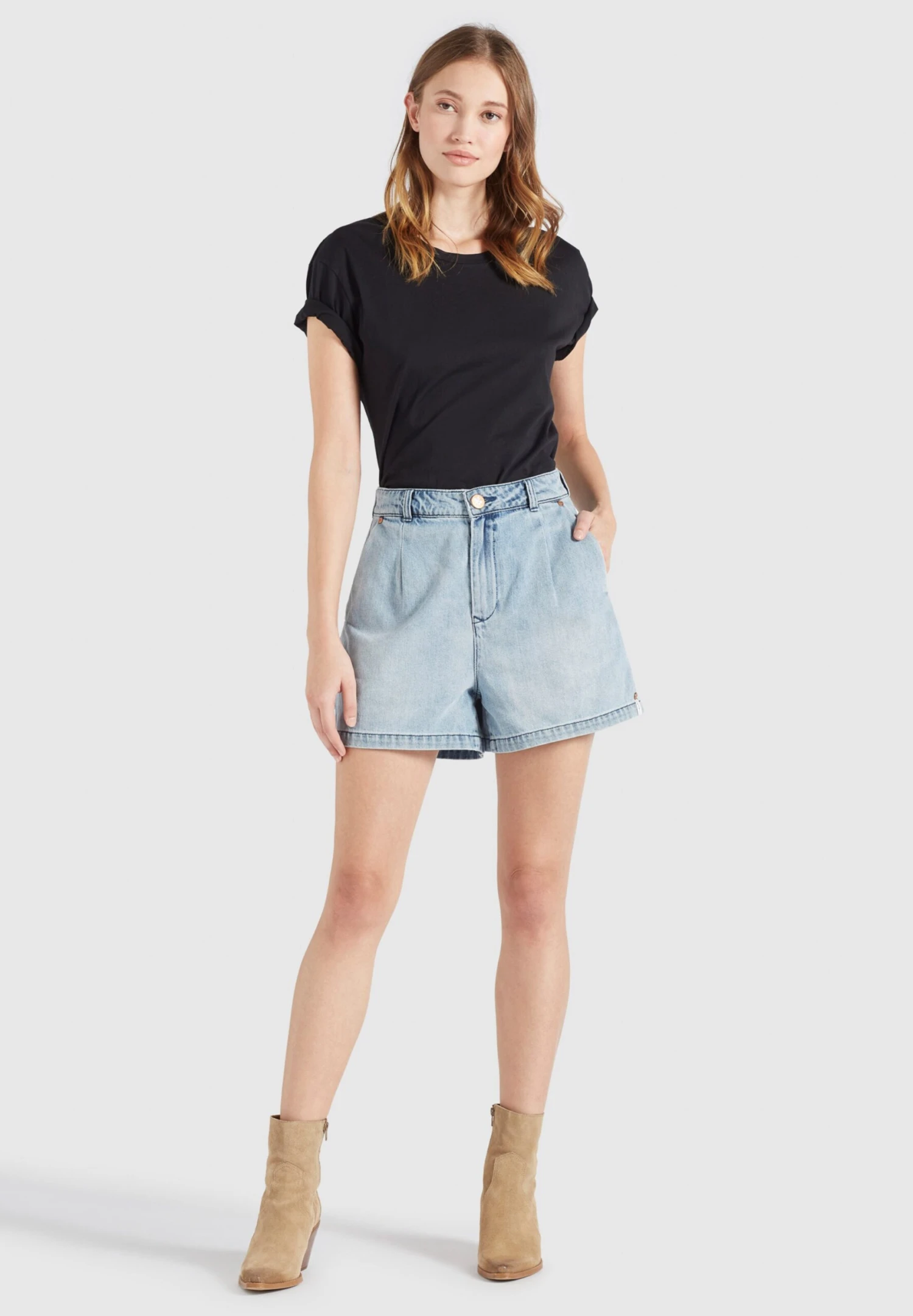 Khujo Jeans Loosefit Bandplooi Jeans Cambel Dames Blauw 3 Khujo Jeans Loosefit Bandplooi Jeans Cambel Dames Blauw - Image 3